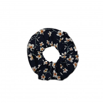 Scrunchie Cotone Rosa/Blu